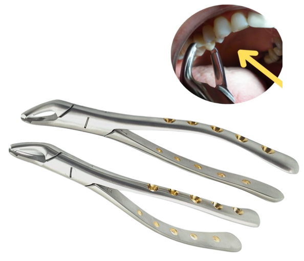 Temporary Crown Remover Forceps Bundle - Upper & Lower