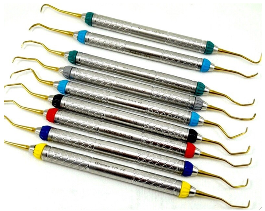 TiNi Coated Gracey Curettes & Scalers
